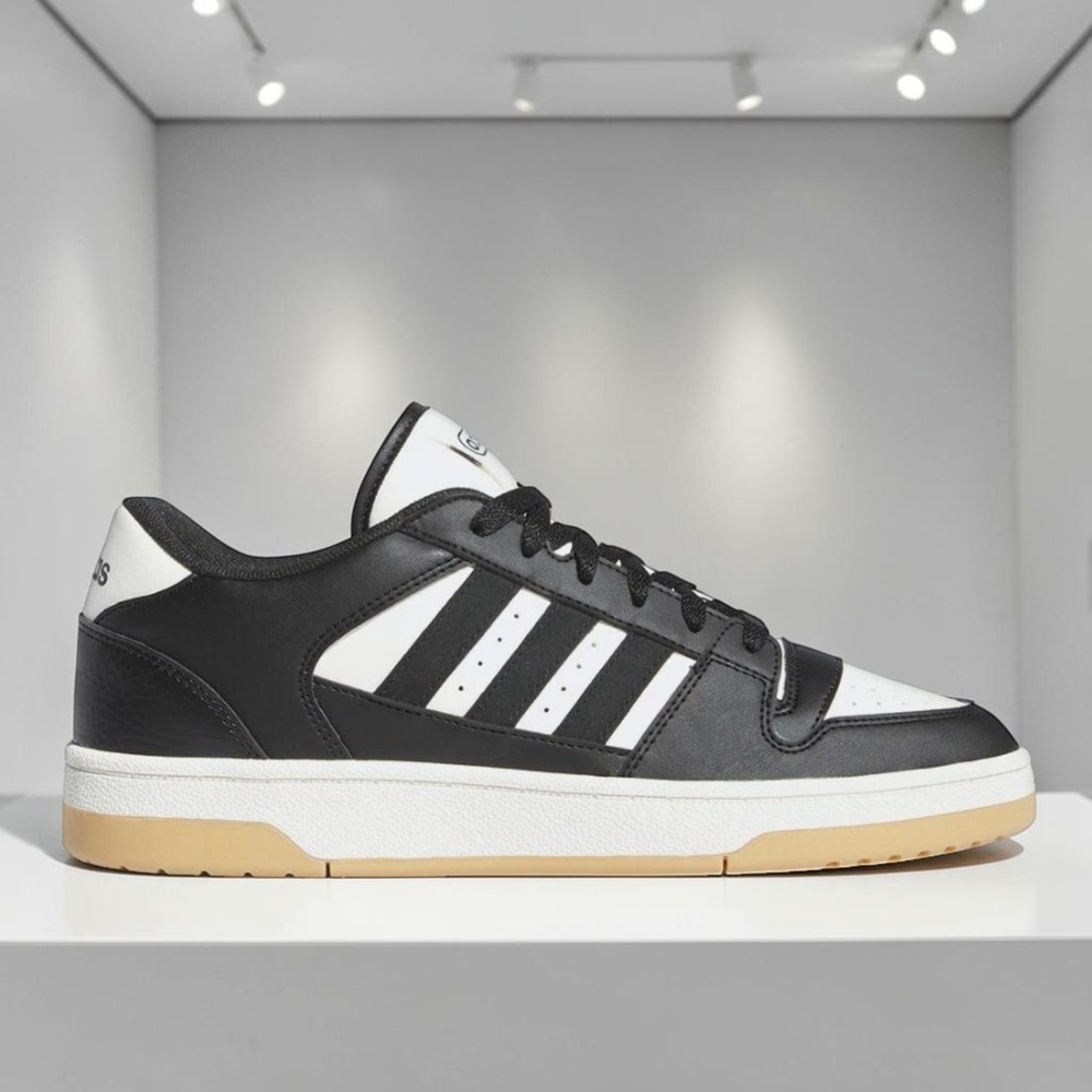 Adidas Break Start Basketball Shoes Mens 13 Black White Gum Sneaker IH7963 NEW